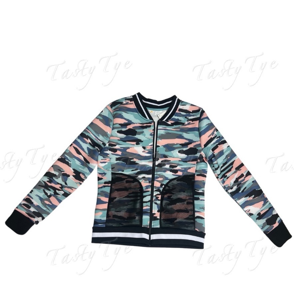Camouflage Zip Up Jacket